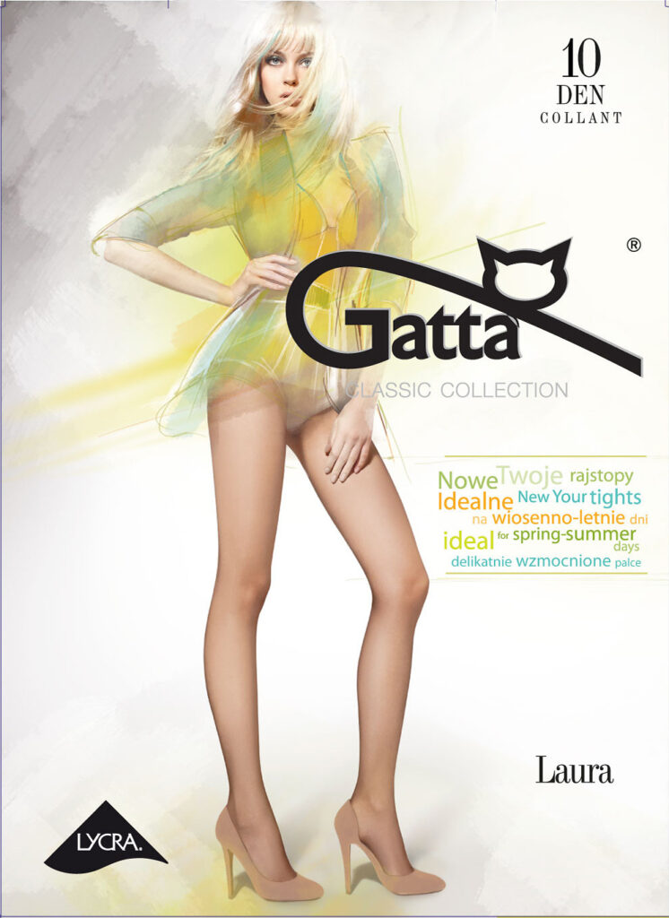 Rajstopy Gatta Laura 10 den 5-XL-3