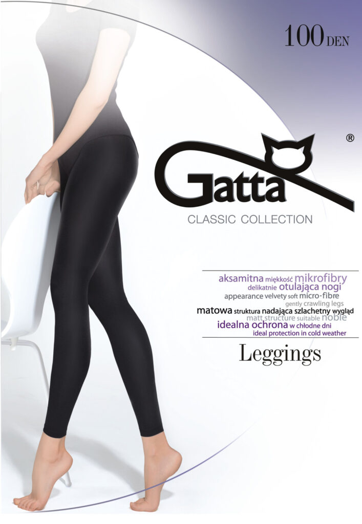 Legginsy Gatta Microfibra 100 den 2-4-2