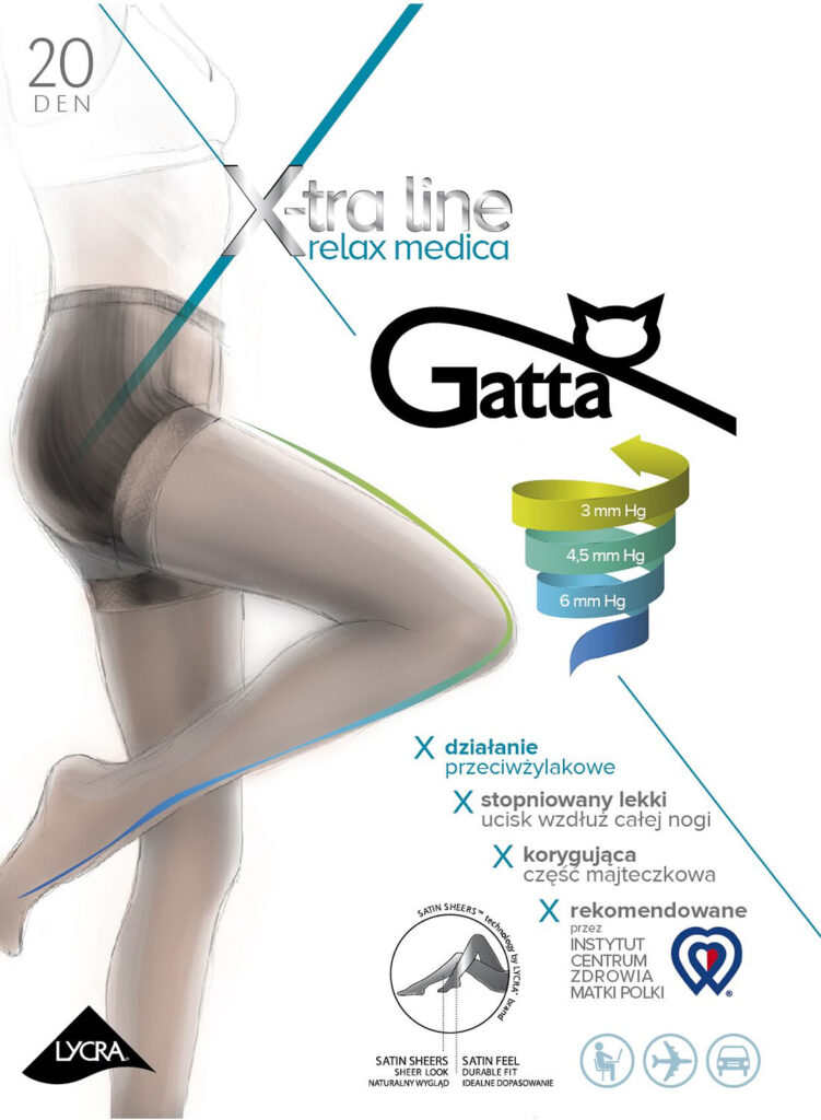 Rajstopy Gatta Body Relax Medica 20 den 2-4-3