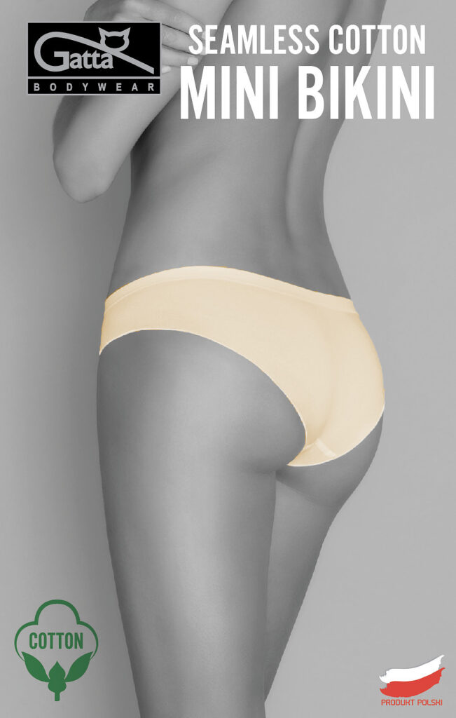 Figi Gatta 41595 Seamless Cotton Mini Bikini S-XL-2