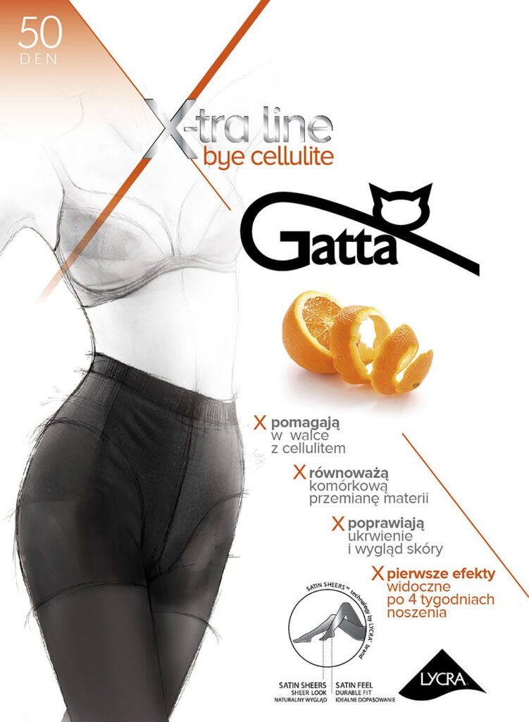 Rajstopy Gatta Bye Cellulite 50 den 5-XL-3