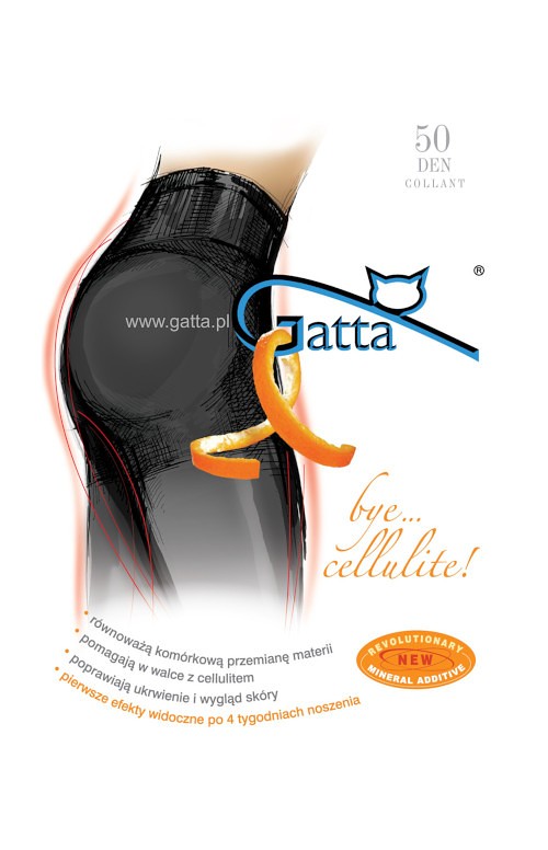 Rajstopy Gatta Bye Cellulite 50 den 5-XL-2