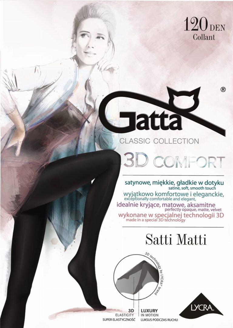 Rajstopy Gatta Satti Matti 120 den 2-4-3