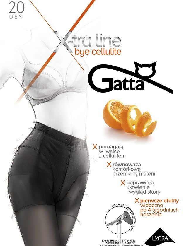 Rajstopy Gatta Bye Cellulite 20 den 2-4-3
