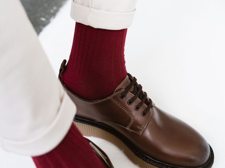 Skarpety Steven art.130 Merino Wool Prążek Męskie 41-46-10