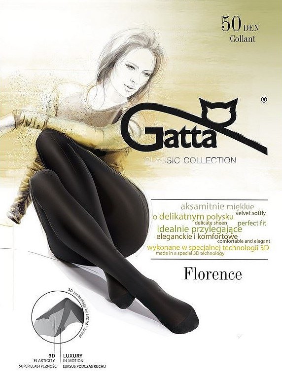 Rajstopy Gatta Florence 50 den 5-XL-4