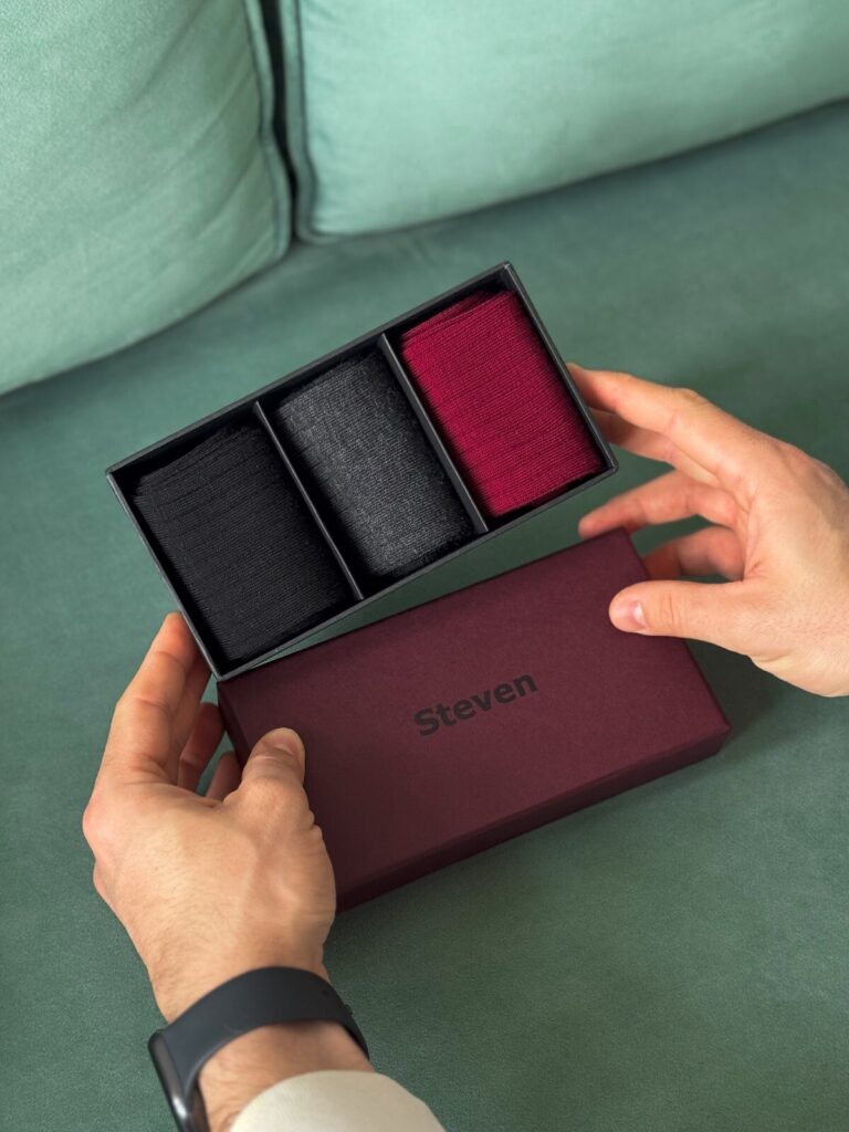 Skarpety Steven art.175/3 Boxy Męskie A3 41-46-1