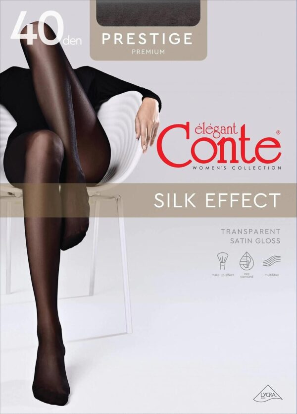 Rajstopy Conte Prestige 40 den 5-XL-2