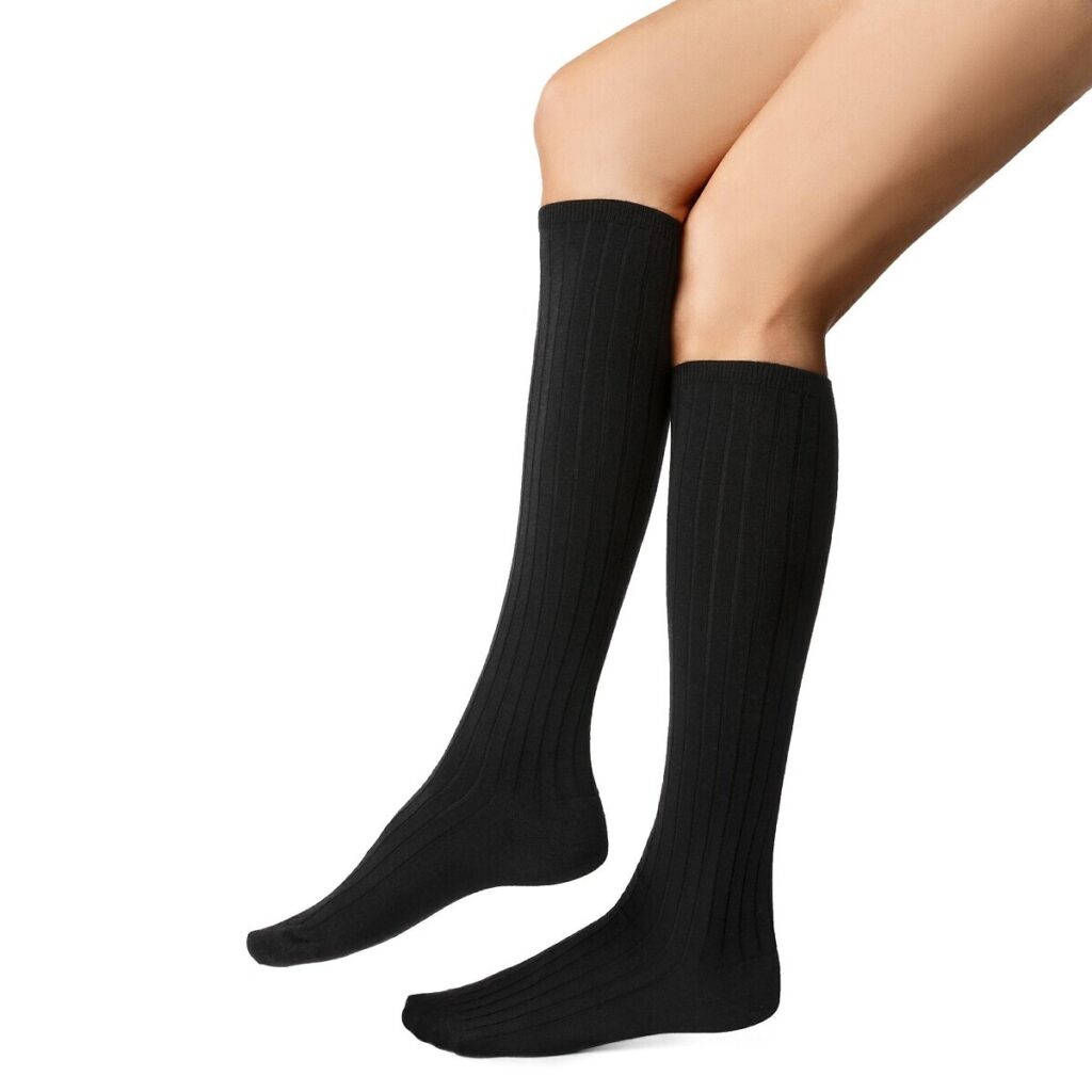 Podkolanówki Steven art.130 Merino Wool Prążek 35-40-4