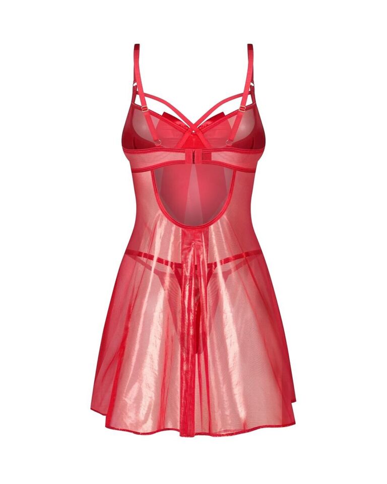 Koszulka Obsessive Gifty Red Babydoll S-3XL-4