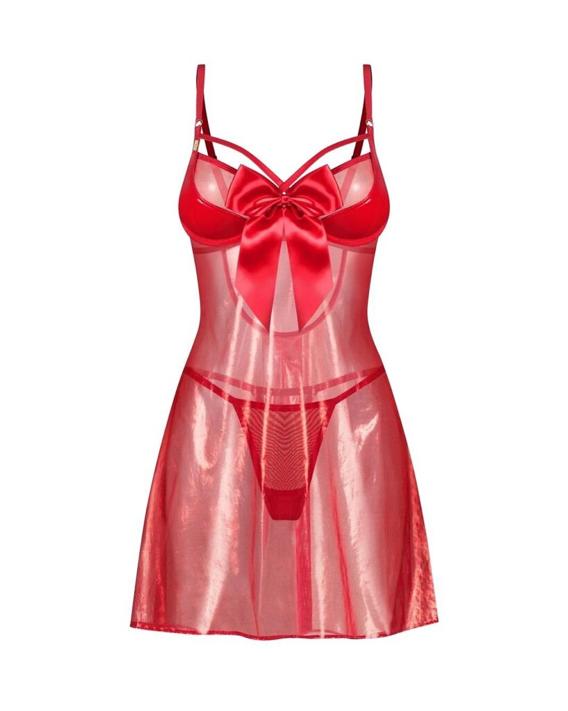 Koszulka Obsessive Gifty Red Babydoll S-3XL-3