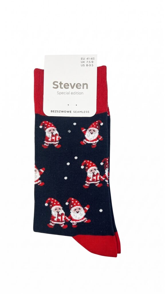 Skarpety Steven art.136 Świateczne męskie 41-46-9