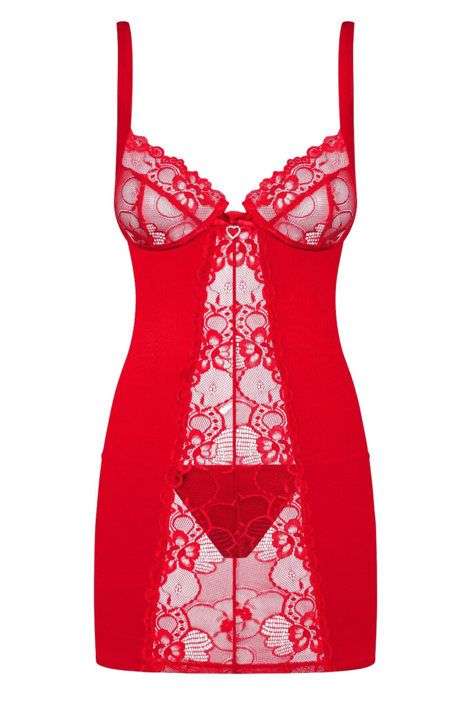 Koszula Obsessive Heartina Chemise S-2XL-3