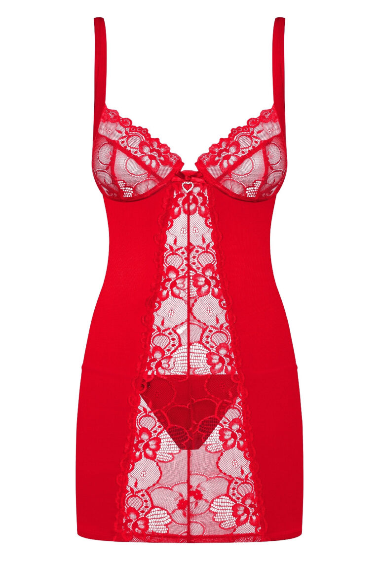 Koszula Obsessive Heartina Chemise S-2XL-3